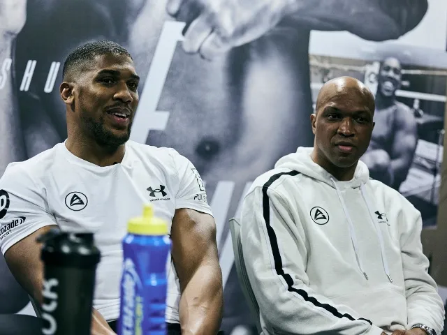 Anthony Joshua y Derrick James Matchroom Boxing