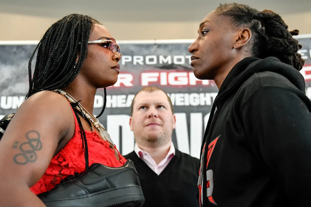 Claressa Shields y Danielle Perkins