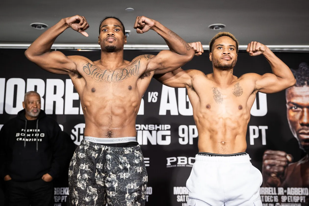 20231214 SHO - Morrell v Agbeko - MSP - Weigh In - WESTCOTT-8