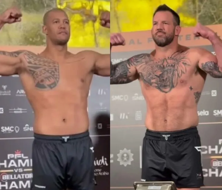 Renan Ferreira 263.2 y Ryan Bader 231.1 en peso para el sábado