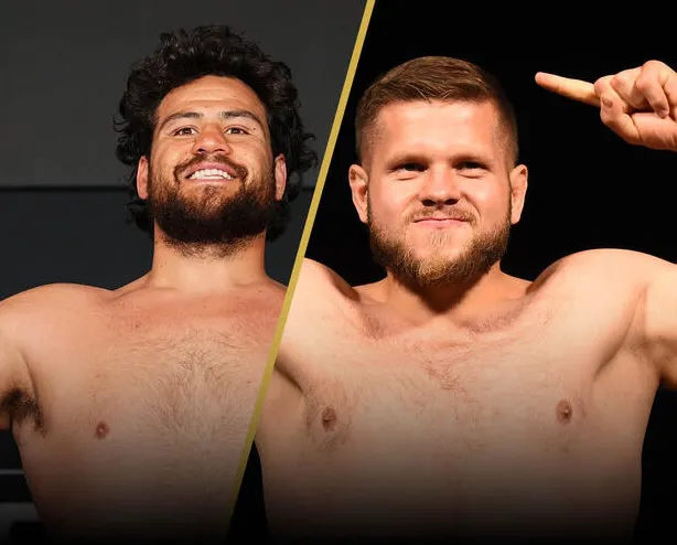 Tai Tuivasa 265.5 y Marcin Tybura 247 el sábado en Las Vegas y ESPN