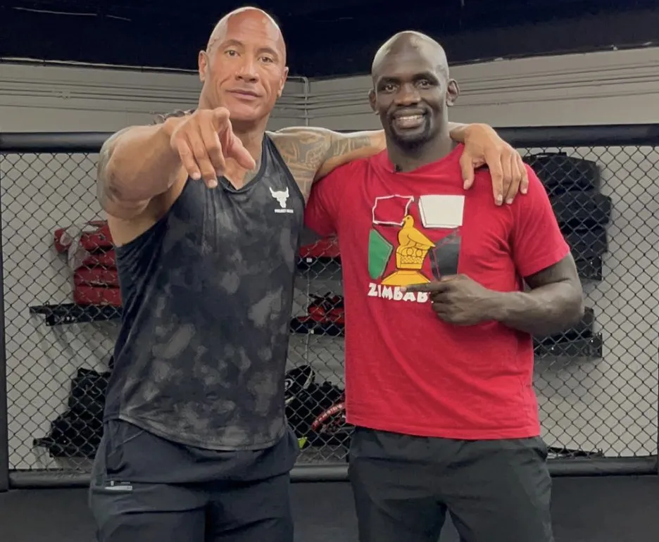 The Rock a Themba Gorimbo Estamos muy orgullosos de ti