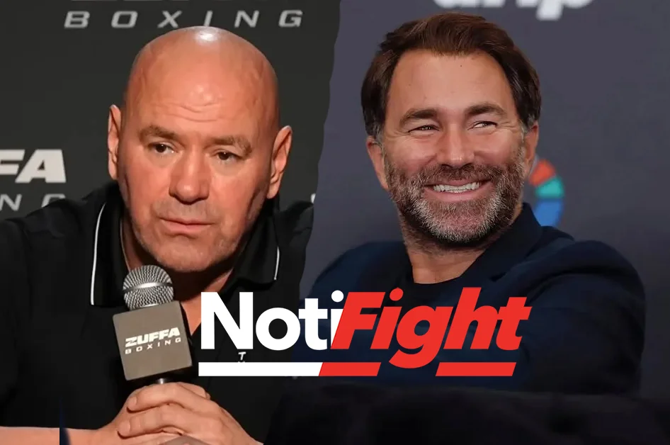 Dana White y Eddie Hearn ArteNFZuffaBoxingMatchroomBoxing NF