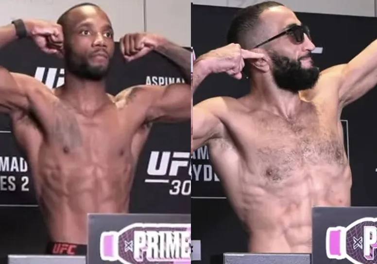 Leon Edwards y Belal Muhammad en peso por Mundial Welter UFC el sábado en Manchester