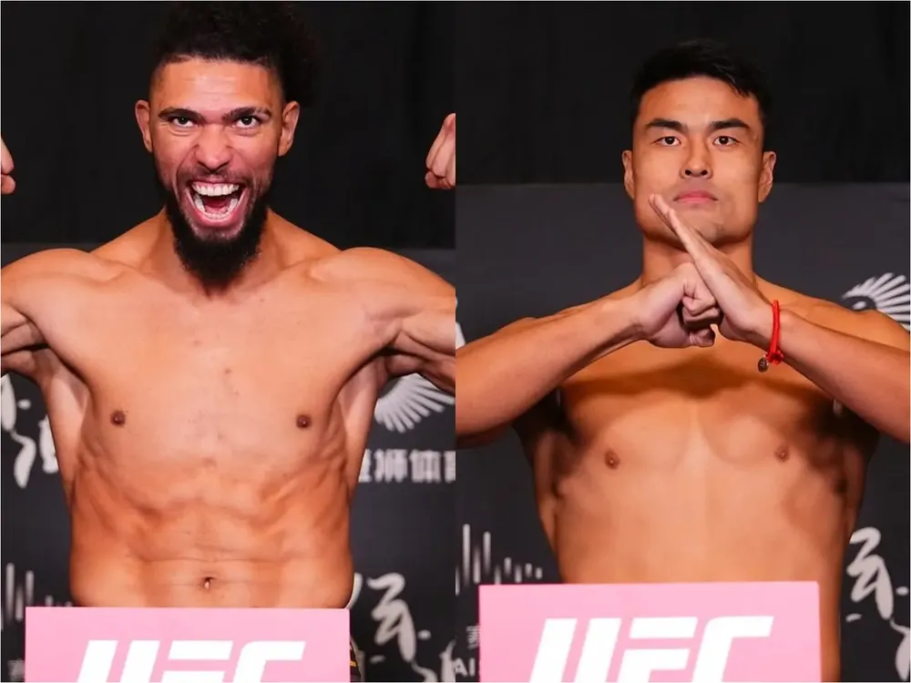 Johnny Walker y Mingyang Zhang cumplen peso para UFC Shanghai por ESPN