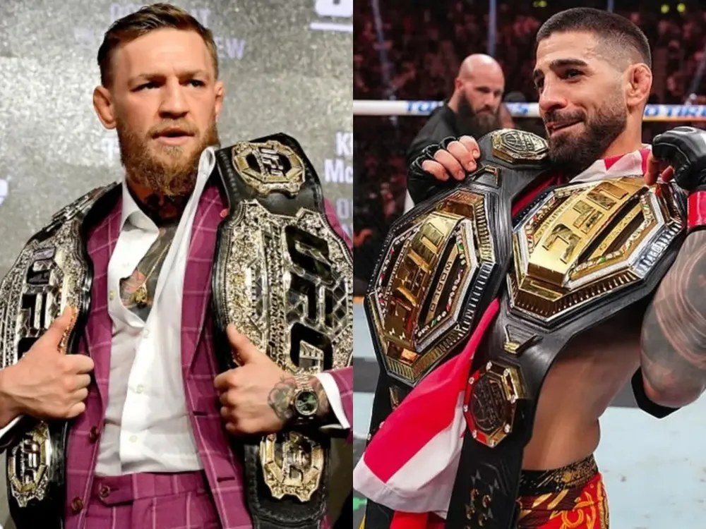 Conor McGregor felicita a Ilia Topuria por _ganar sus antiguos títulos_