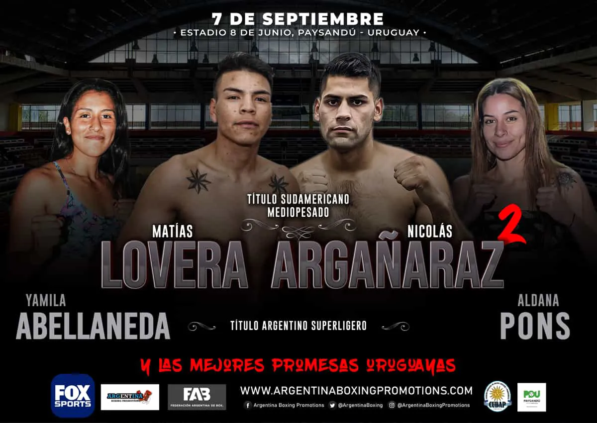 Matías Lovera vs Nicolás Argañaraz 