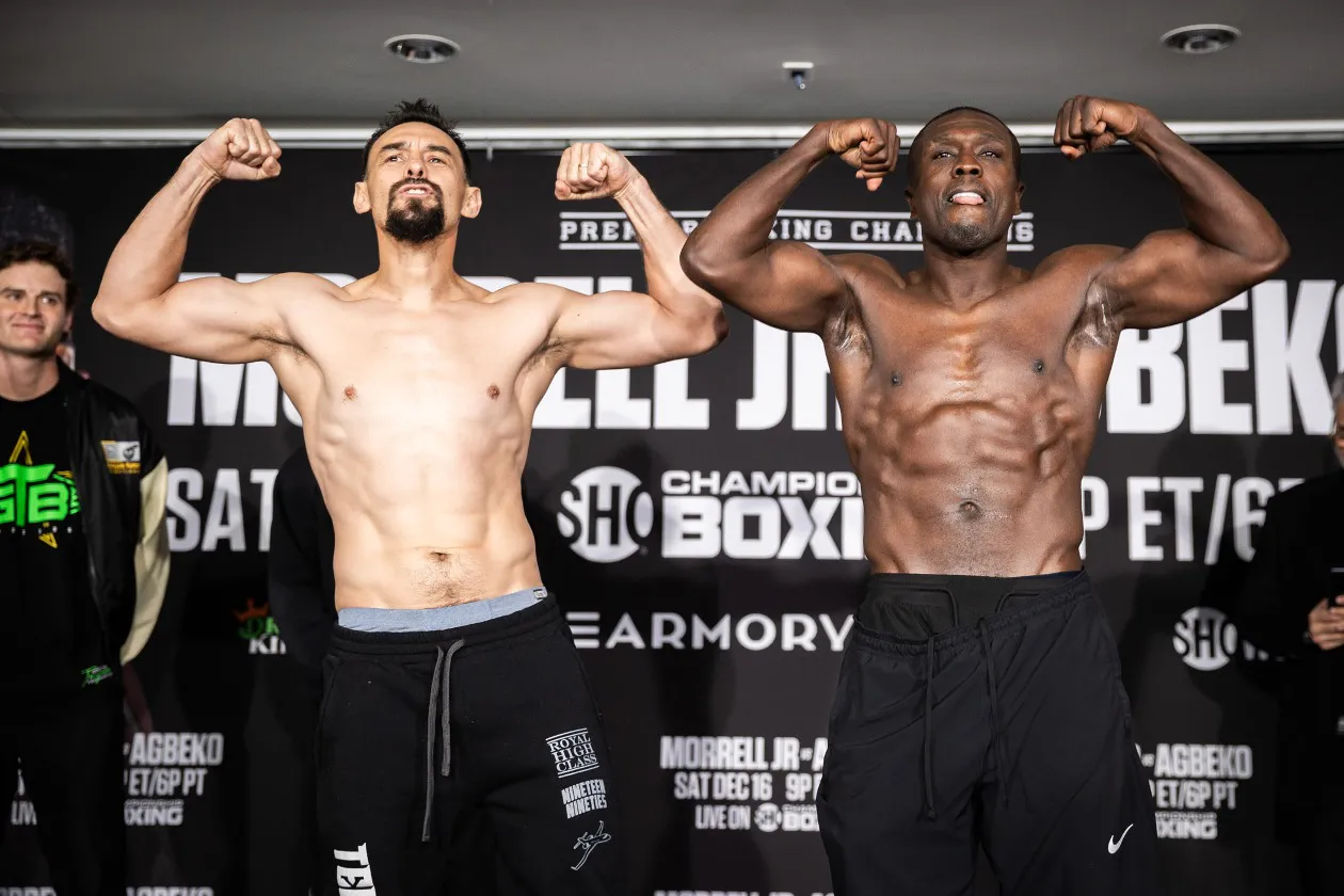 20231214 SHO - Morrell v Agbeko - MSP - Weigh In - WESTCOTT-20