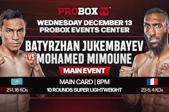 Jukembayev vs Mimoune