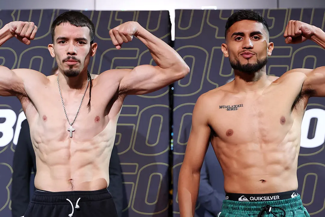 Manuel Flores vs Jorge Chávez Pesaje