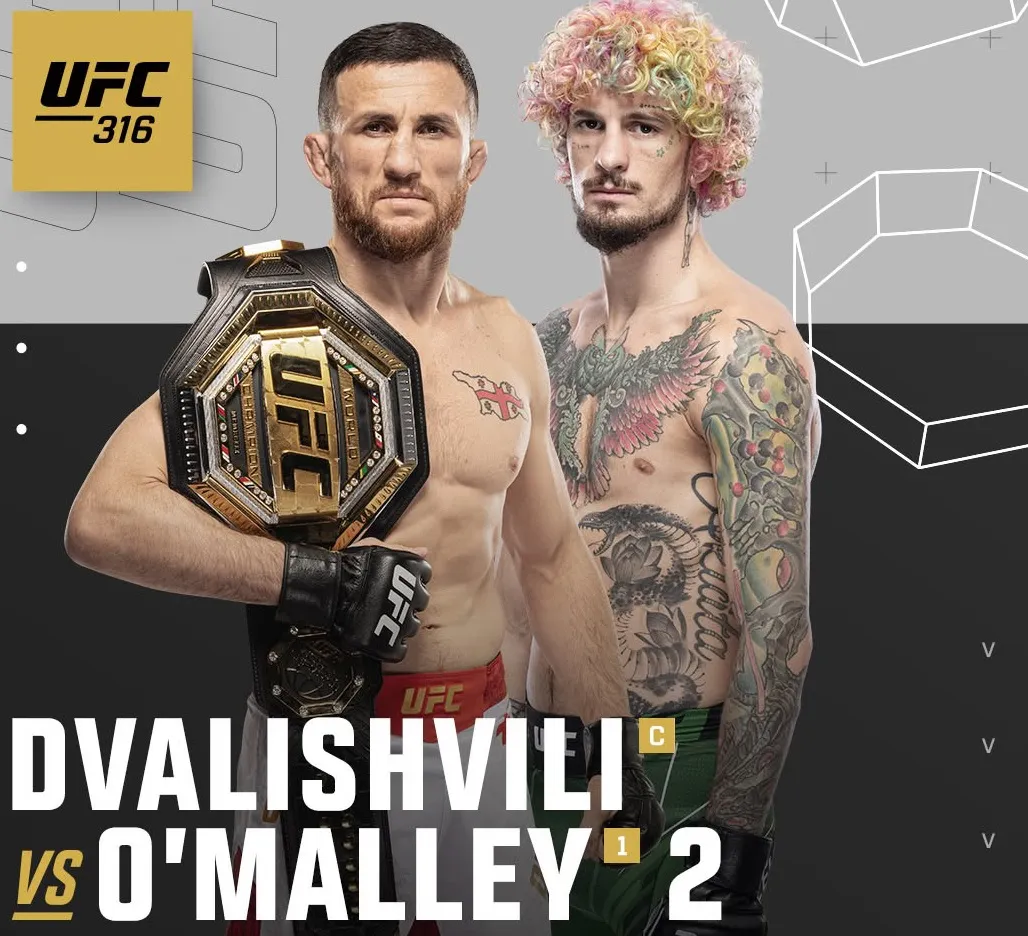 Dana White oficializa revancha Merab Dvalishvili vs Sean O’Malley el #07Jun en UFC 316