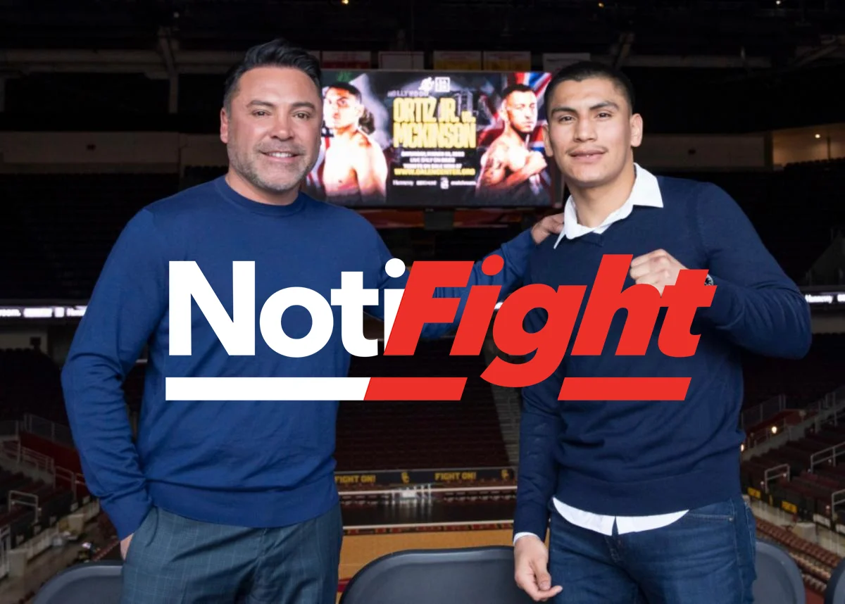Oscar De La Hoya Virgil Ortiz Golden Boy Promotions NF