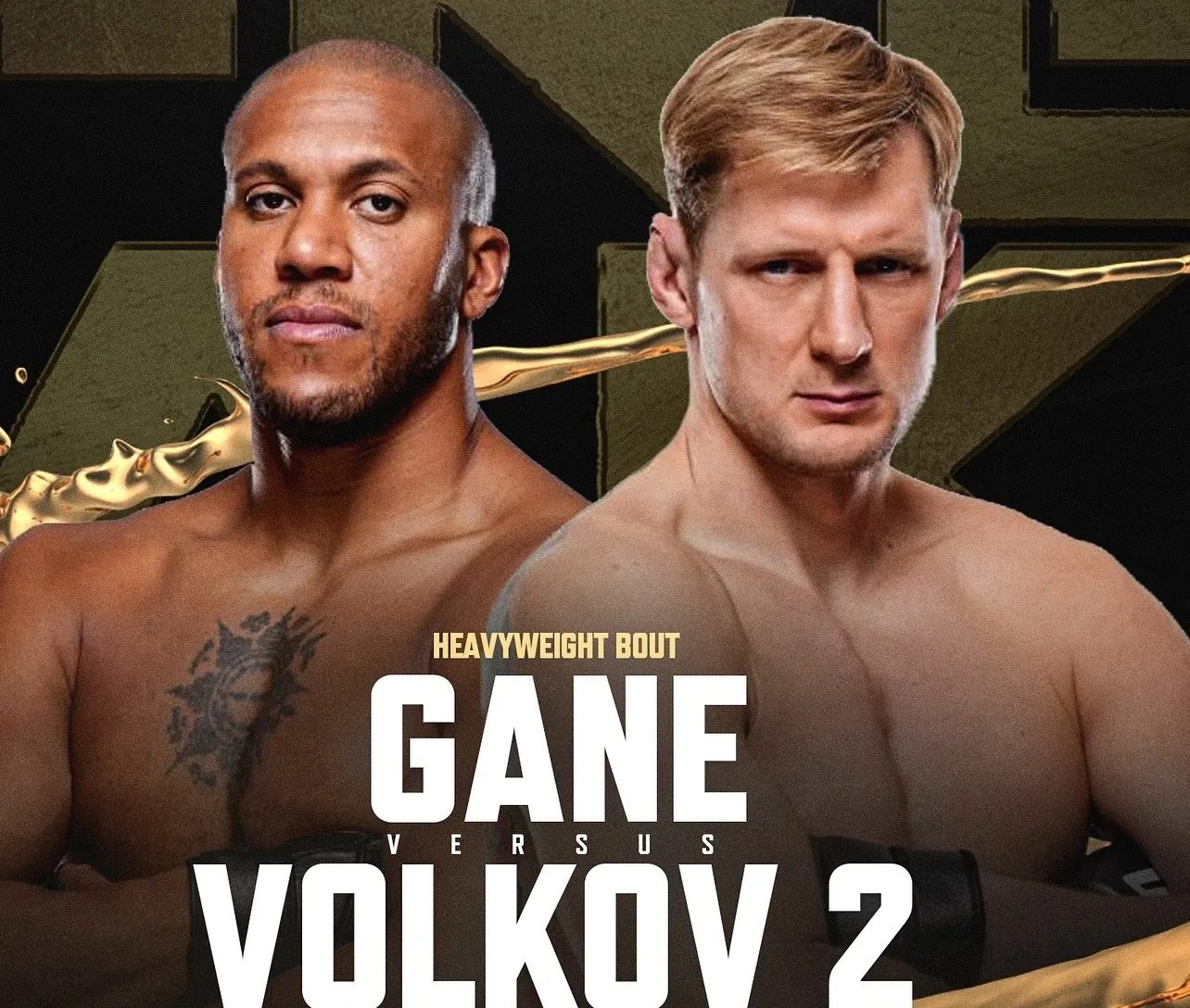 Ciryl Gane vs Alexander Volkov en UFC 310 el 0712 por ESPN PPV