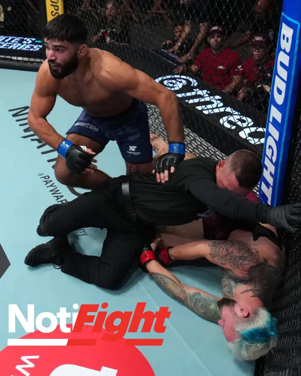 Nick Galanti noqueó a Carlos Petruzzella UFC