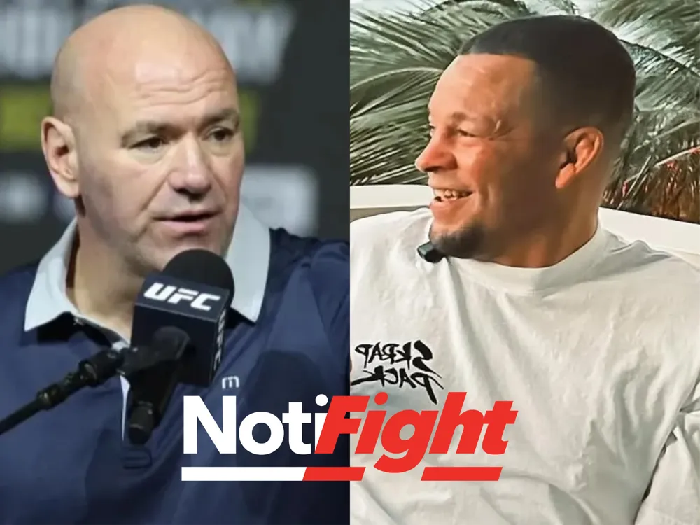 Dana White y Nate Díaz / UFC / IG / NF.