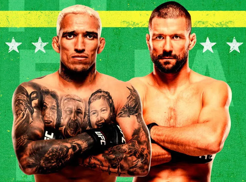 Charles Oliveira vs Mateusz Gamrot el sábado en UFC Fight Night 261 y ESPN