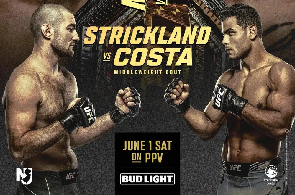 Sean Strickland vs Paulo Costa el sábado en Newark y ESPN PPV