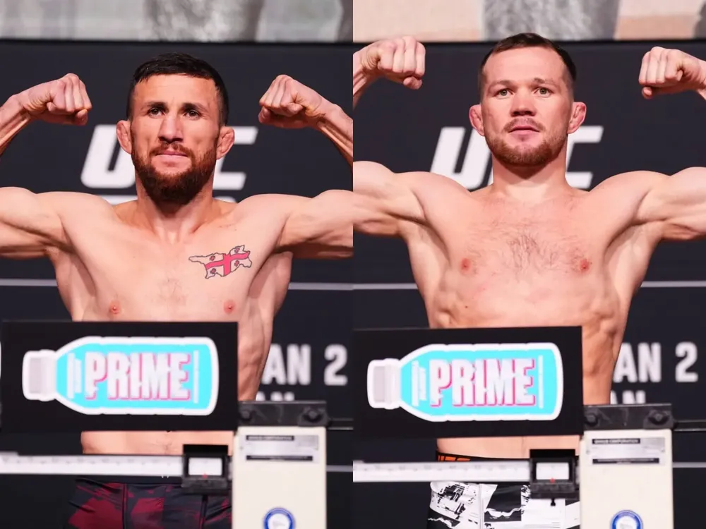 Merab Dvalishvili y Petr Yan cumplen peso para revancha por Mundial Gallo UFC en Las Vegas