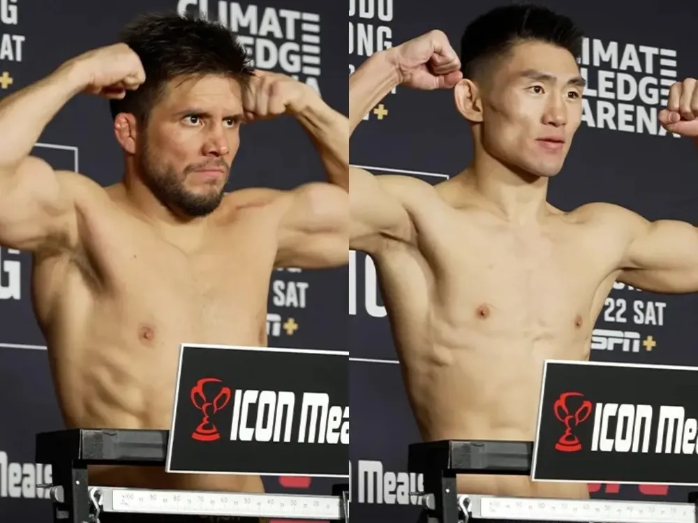 Henry Cejudo 135 y Song Yadong 136 cumplen peso para UFC Seattle