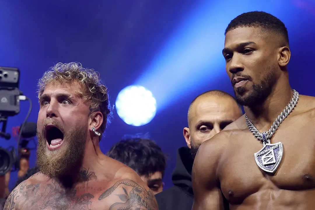 Jake Paul y Anthony Joshua