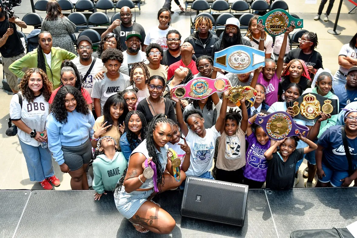 Claressa Shields vs Lani Daniels Press Conf at LCA - Detroit MI - 6.16.25- Photo x Adam J. Dewey-Salita Promotions-54
