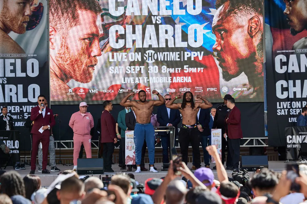 0012_Canelo vs Charlo Weigh-ins