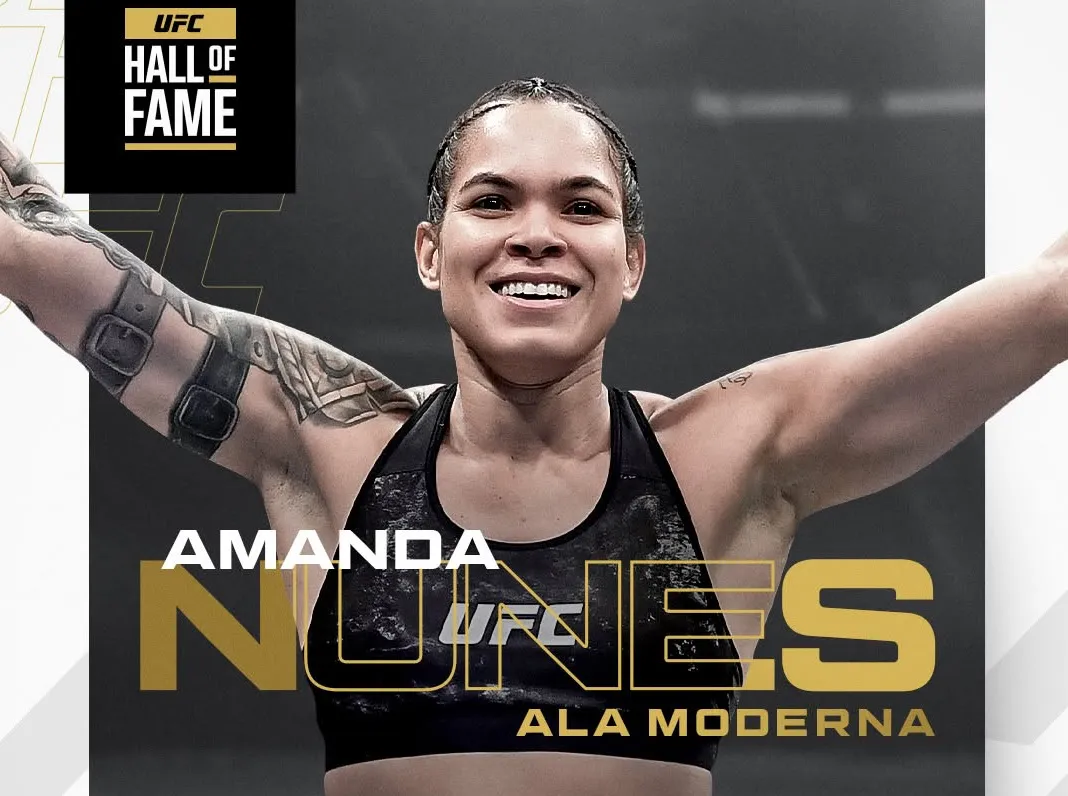 Amanda Nunes exaltada al Salón de la Fama de UFC en 2025