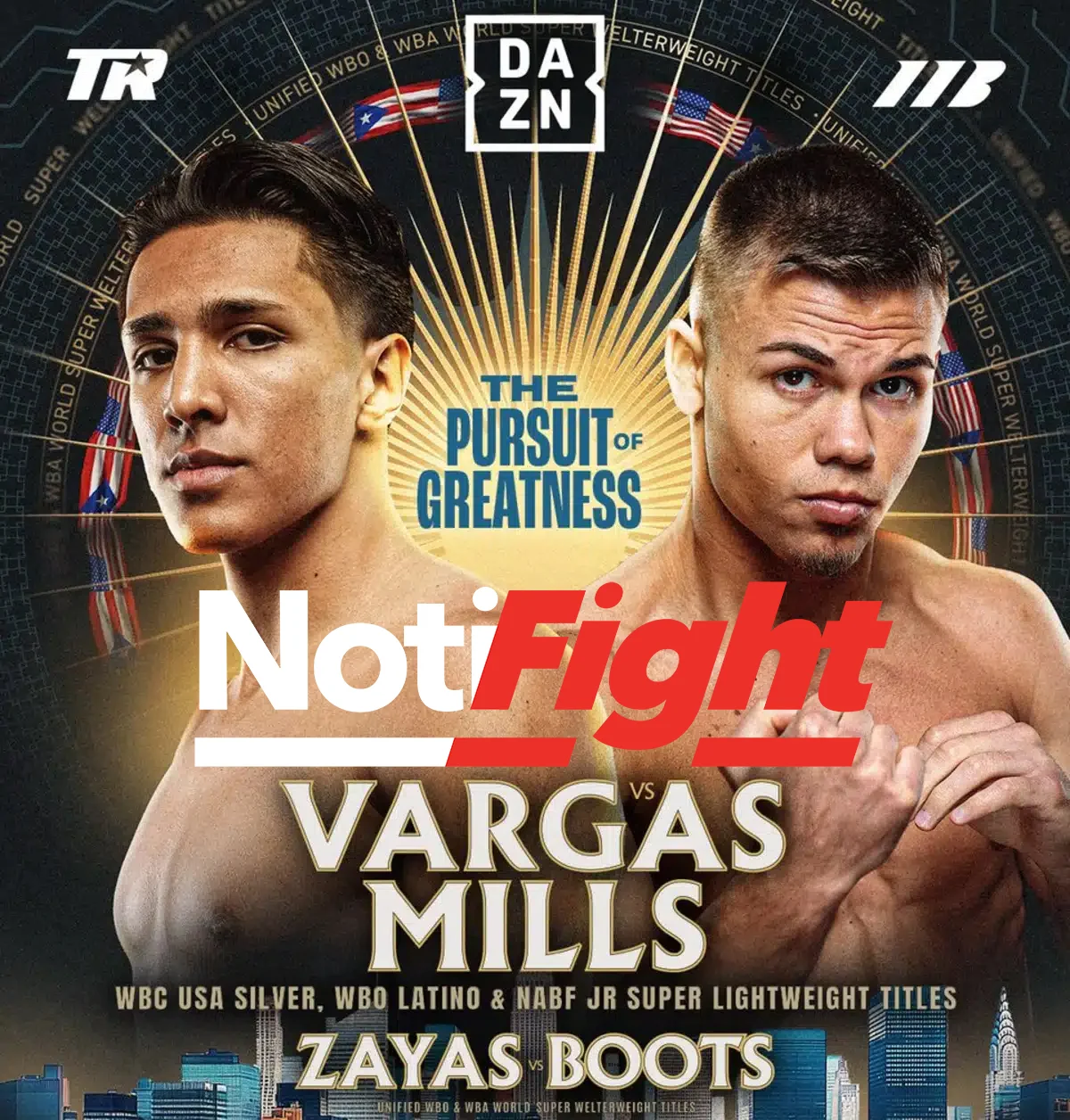 Vargas vs Mills TopRank NF
