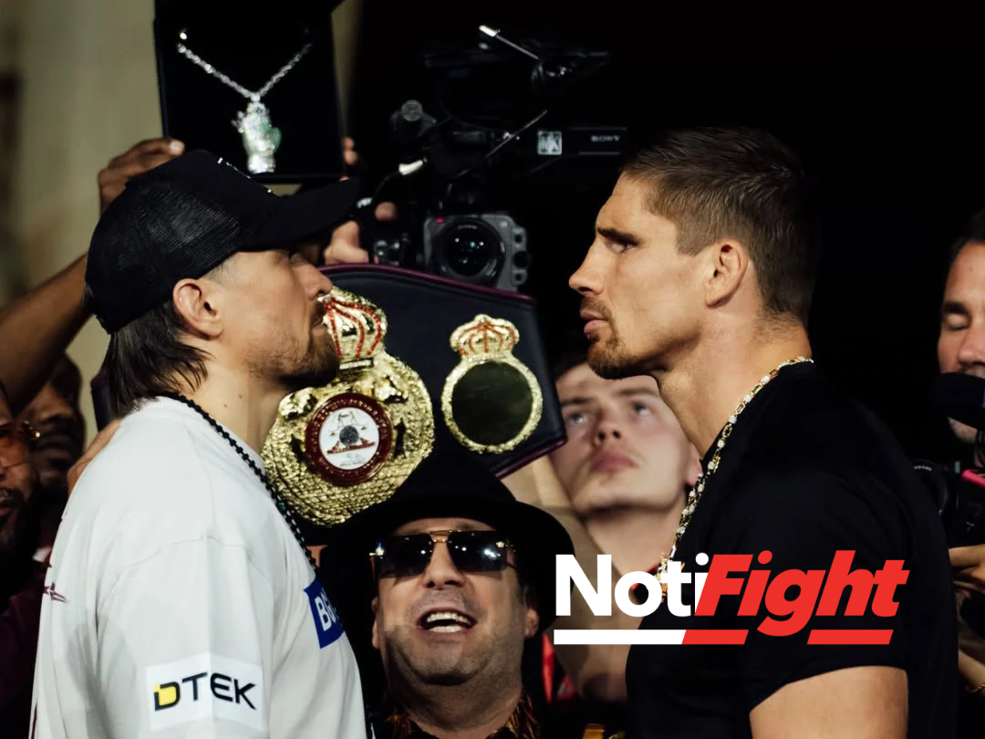 Oleksandr Usyk y Rico Verhoeven / Matchroom Boxing