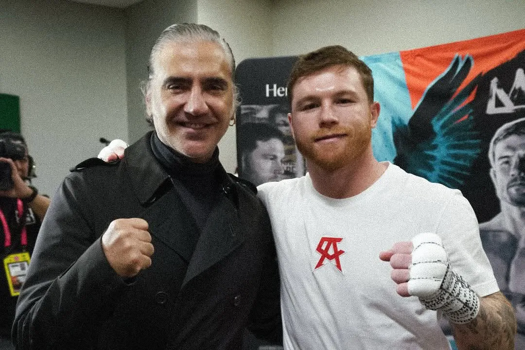 Alejandro Fernandez y Saul Canelo Alvarez