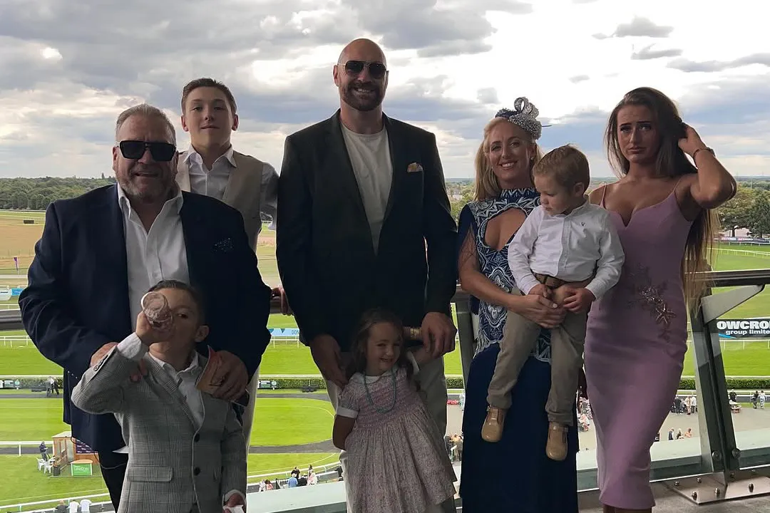 Tyson Fury and his family