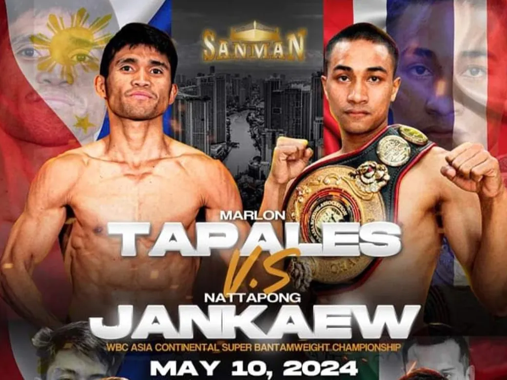 Marlon Tapales vs  Nattapong Jankaew