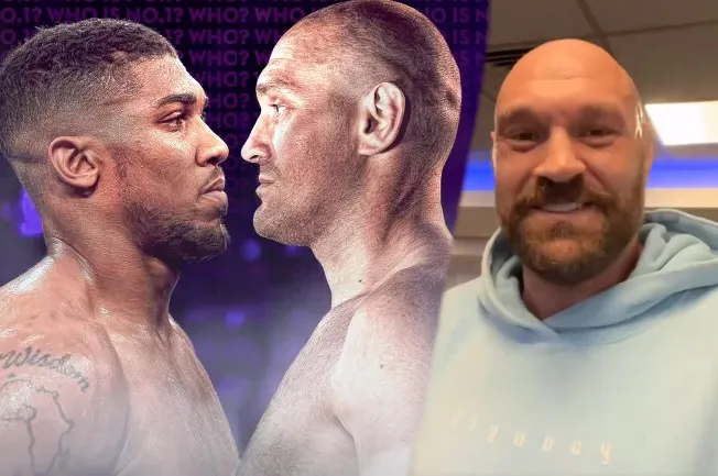 Tyson vs Joshua / Arte/@Tyson_Fury/NotiFight