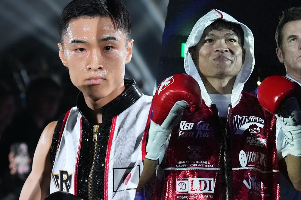 Ryosuke Nishida y Jerwin Ancajas Naoki Fukuda
