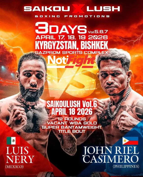 Luis Nery vs John Riel Casimero SaikouLoush Poster NF