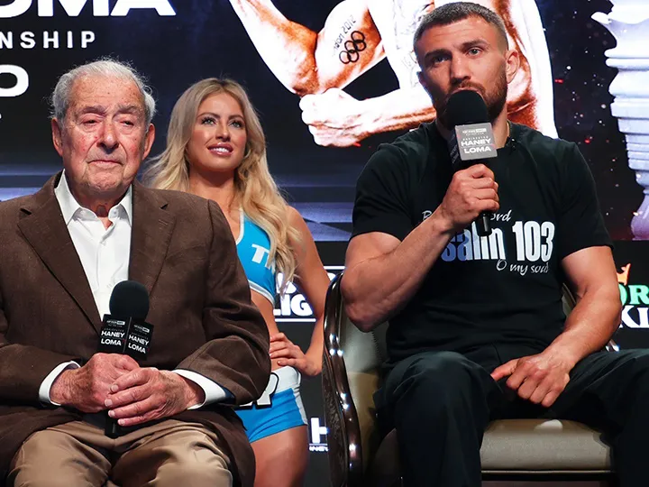Bob Arum y Vasiliy Lomachenko