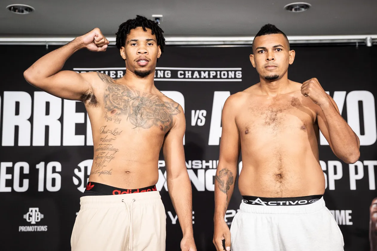 20231214 SHO - Morrell v Agbeko - MSP - Weigh In - WESTCOTT-4