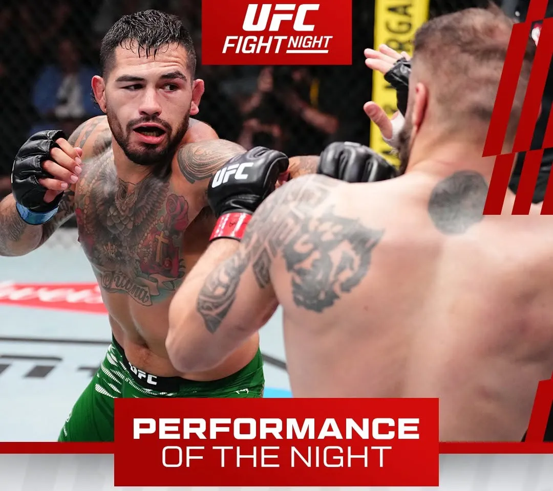 Anthony Hernandez gana bono por desempeño tras sumisión en UFC Vegas 109