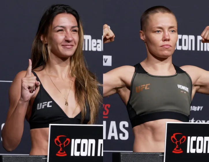 Amanda Ribas y Rose Namajunas en peso para el sábado en Las Vegas y ESPN