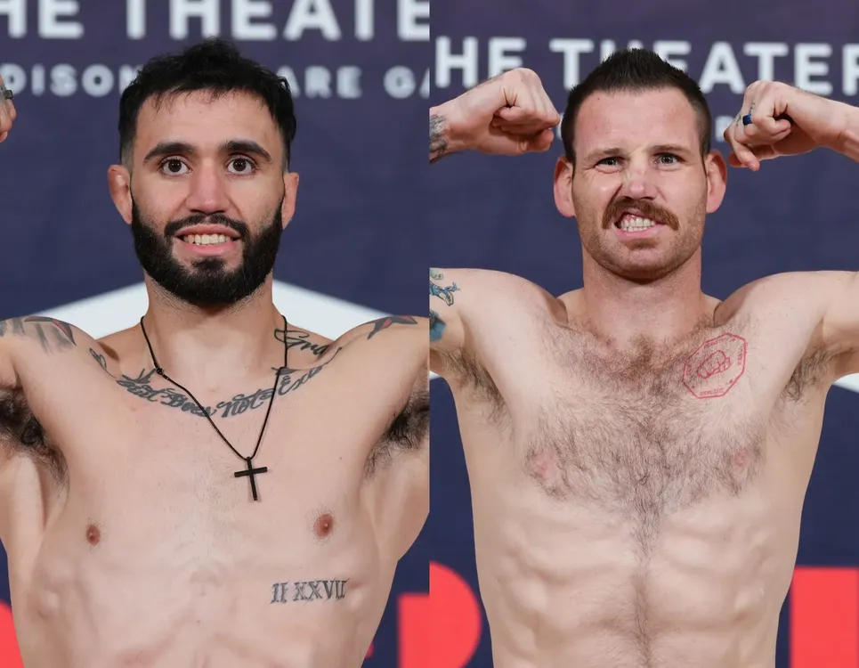 Collard y Burgos en peso por semifinal PFL en New York