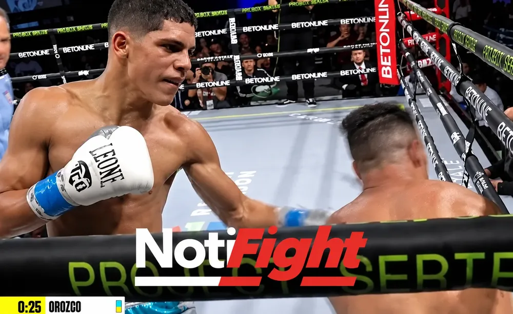 Golpe decisivo en el ring