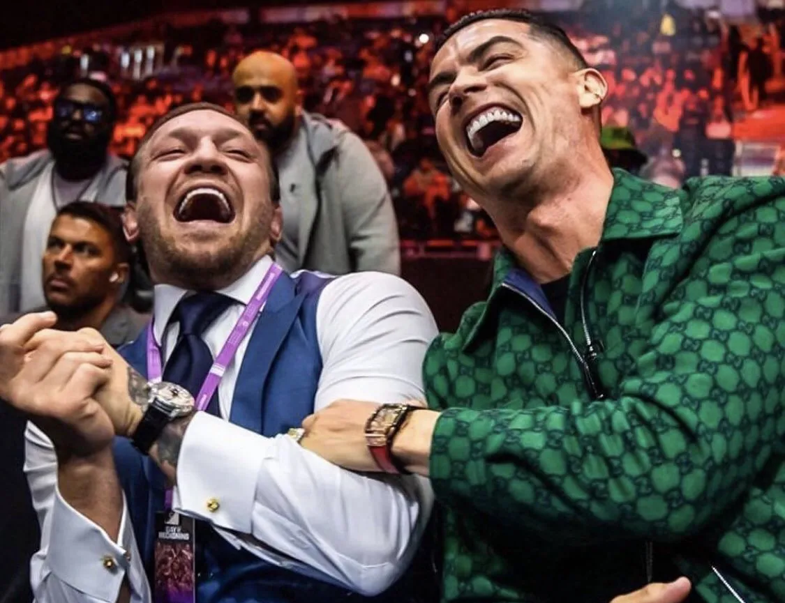 Conor McGregor y Cristiano Ronaldo comparan relojes