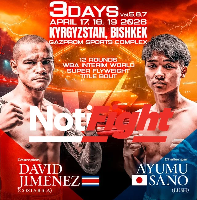 David Jimenez vs Ayumu Sano Poster NF