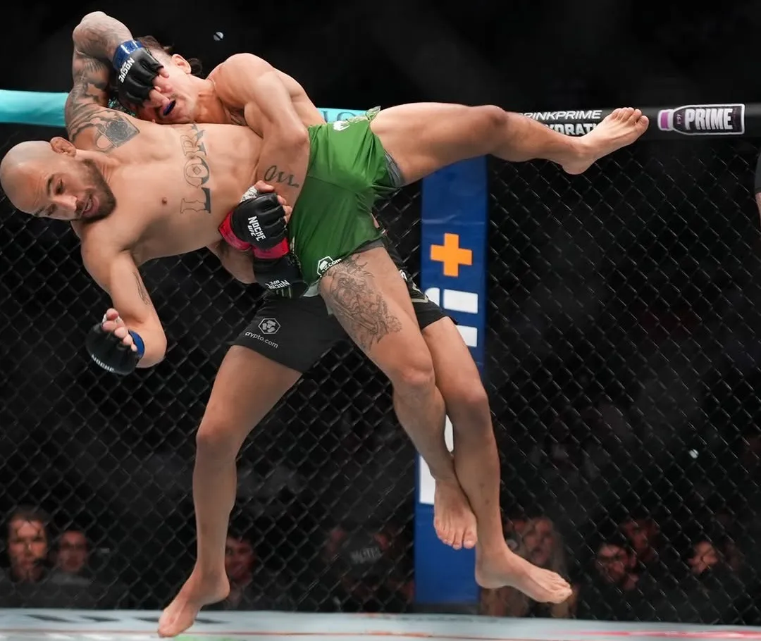 Diego Lopes noqueó a Jean Silva en Noche UFC