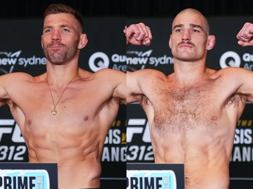 Dricus Du Plessis y Sean Strickland cumplieron peso por Mundial Medio UFC
