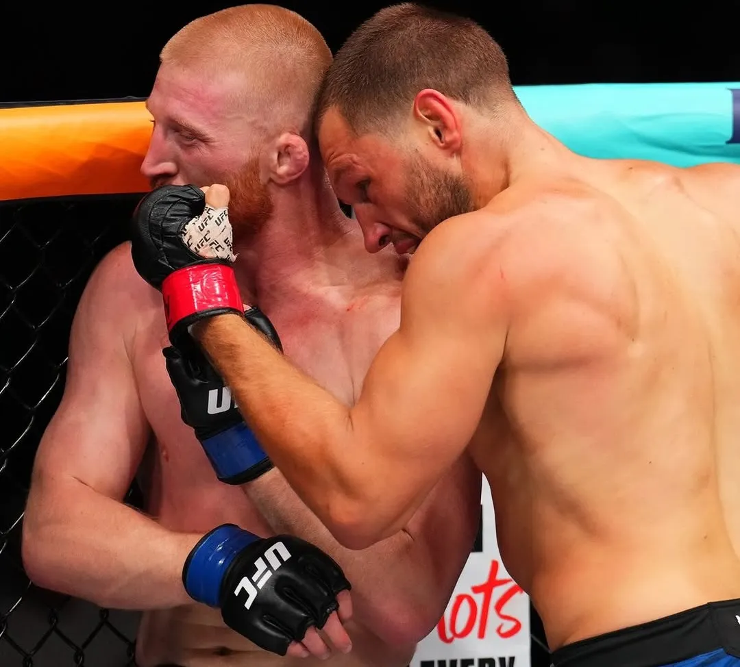 Reinier de Ridder noqueó a Bo Nickal en UFC on ESPN 67 de Iowa