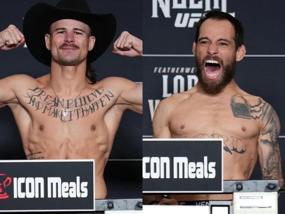 Diego Lopes y Jean Silva cumplen peso para Noche UFC por ESPN