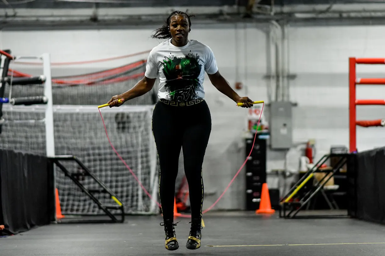Claressa Shields Media Workout - 6.11.2024 by Adam J. Dewey-Salita Promotions-18
