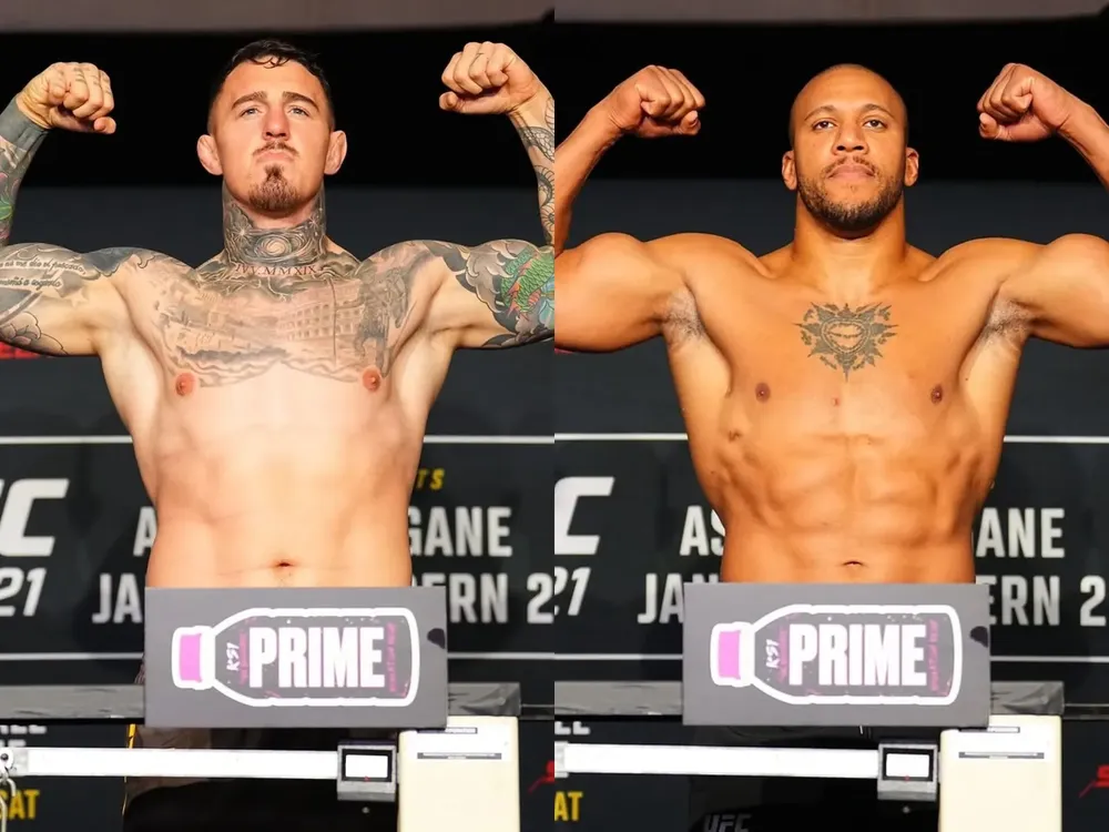 Tom Aspinall 255 y Ciryl Gane 247.5 este sábado en UFC 321 de Abu Dhabi y ESPN