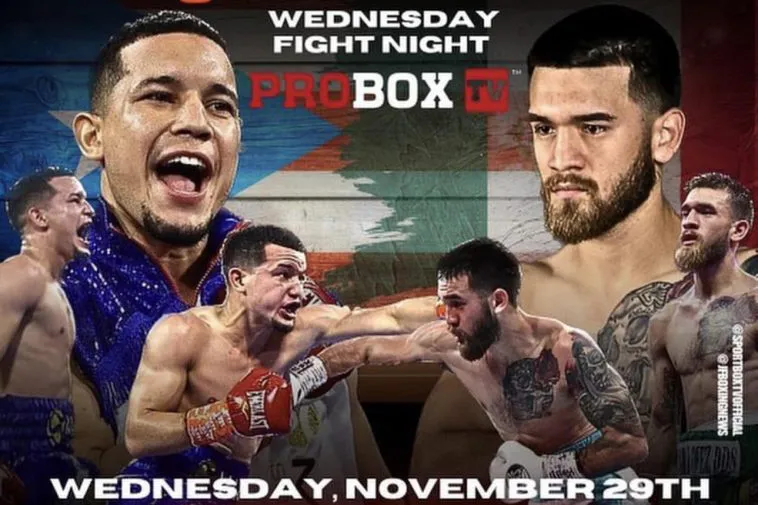 Orlando Gonzalez vs Jorge Castaneda Poster ProBox